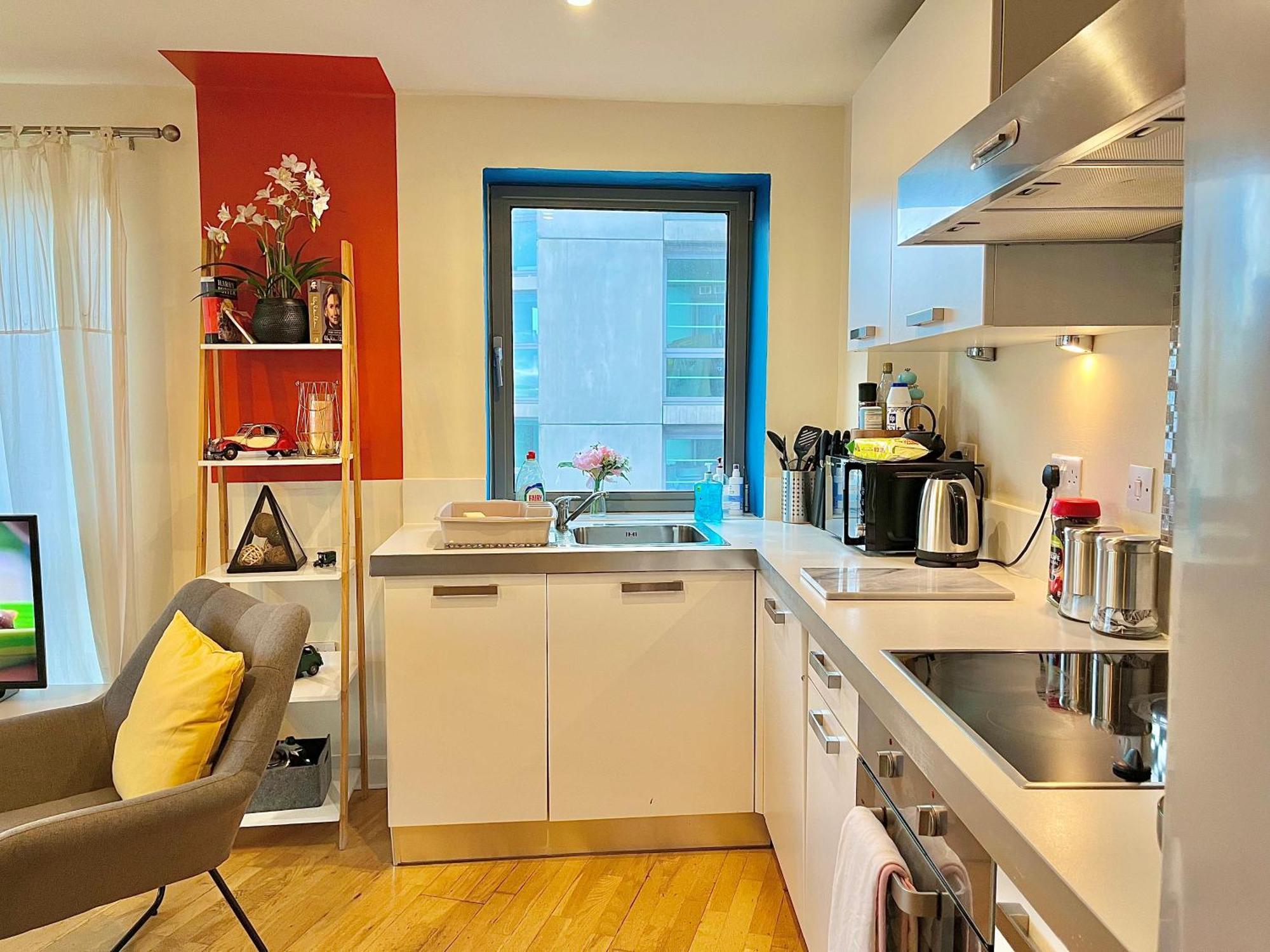 Skyview Apartment By Noknokstay - City Centre With Parking - Group, Family, Business Sheffield Eksteriør bilde
