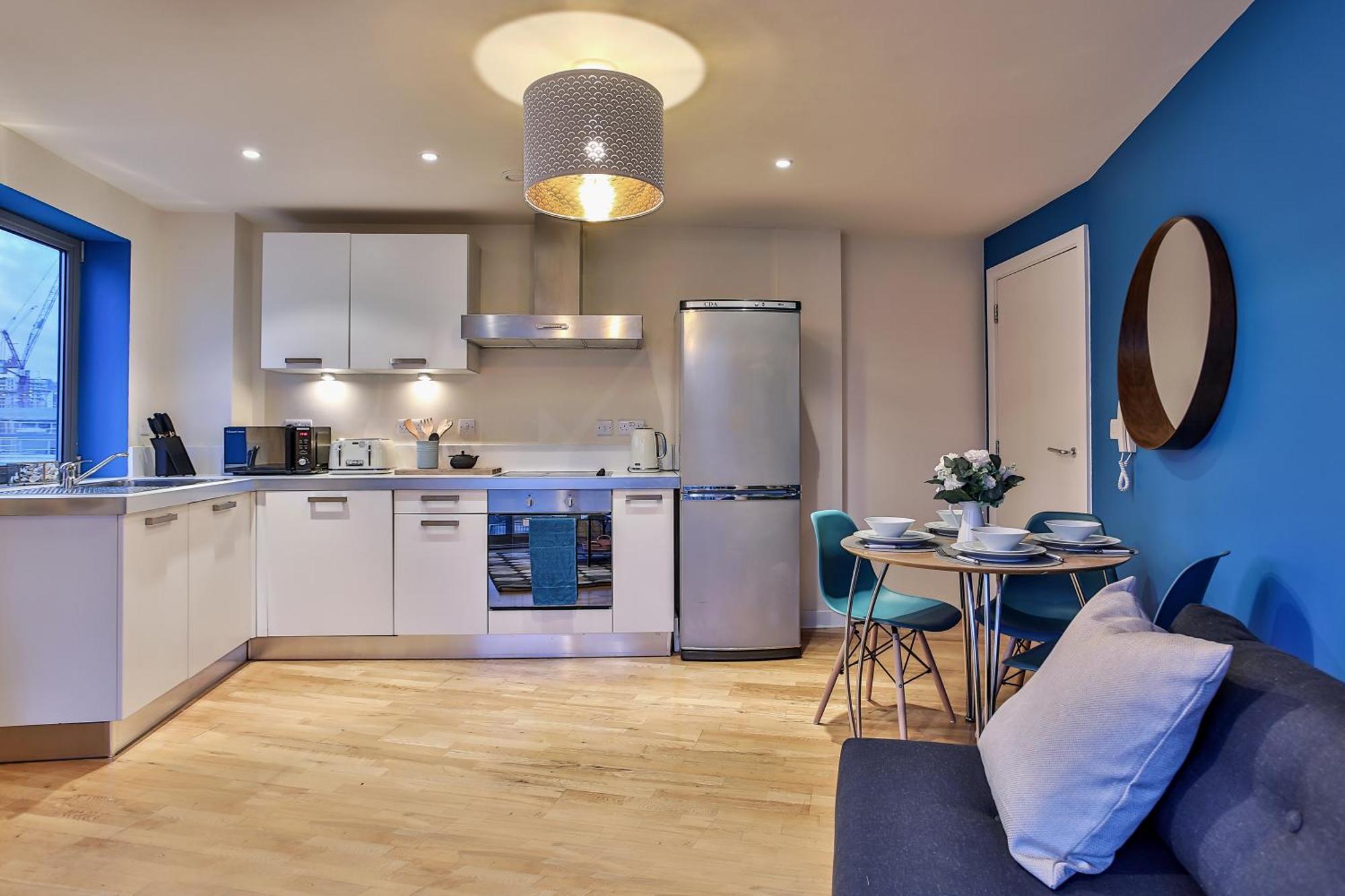 Skyview Apartment By Noknokstay - City Centre With Parking - Group, Family, Business Sheffield Eksteriør bilde